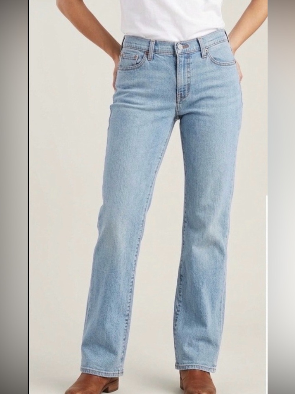 90’s Levis Jeans Women Sz.10M 550 Classic Lt. Wash Relaxed Stretch BootCut 30x30